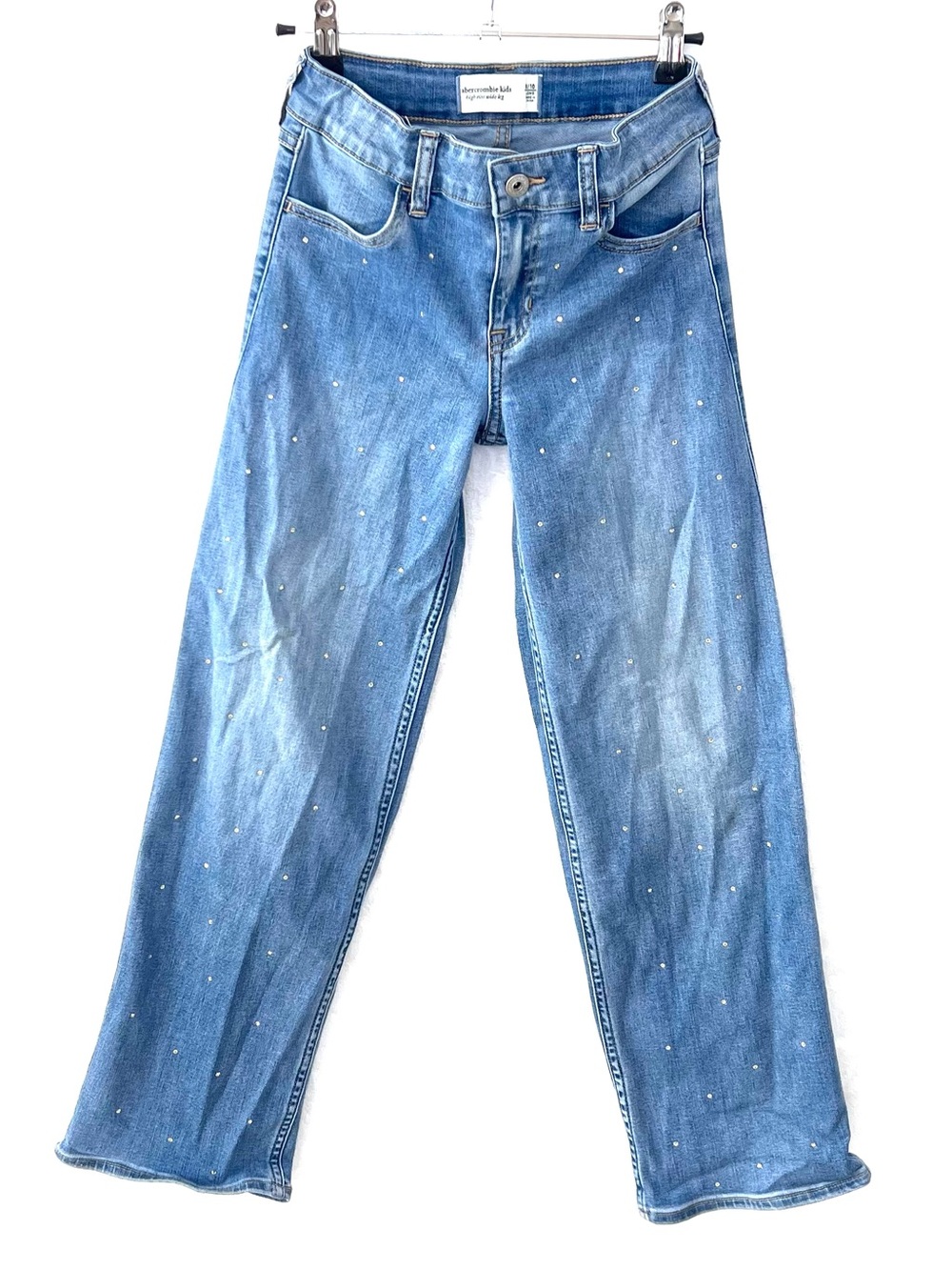 Girl’s abercrombie kids High Rise Wide-Leg Jeans size 9/10